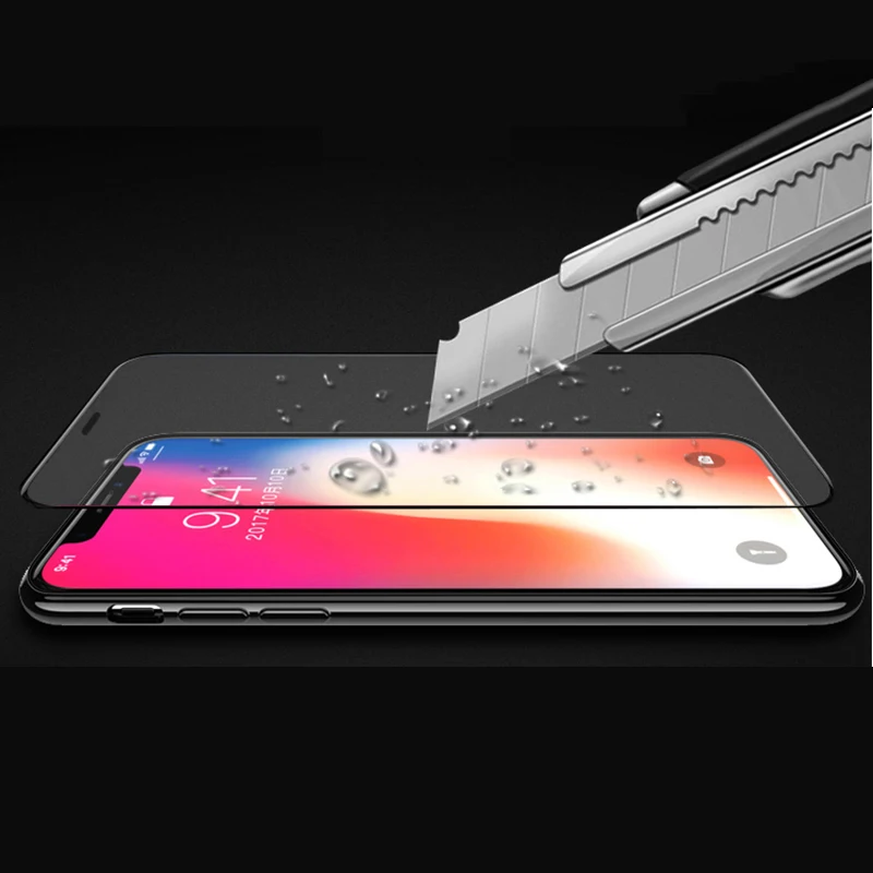 Защитное стекло EXUNTON закаленное с полным покрытием для IPhone X XS Max XR Защитная пленка