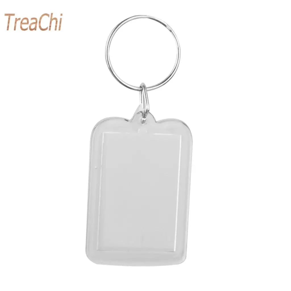 50 шт. акриловый брелок с фото прозрачный пустое изображение оправы для очков