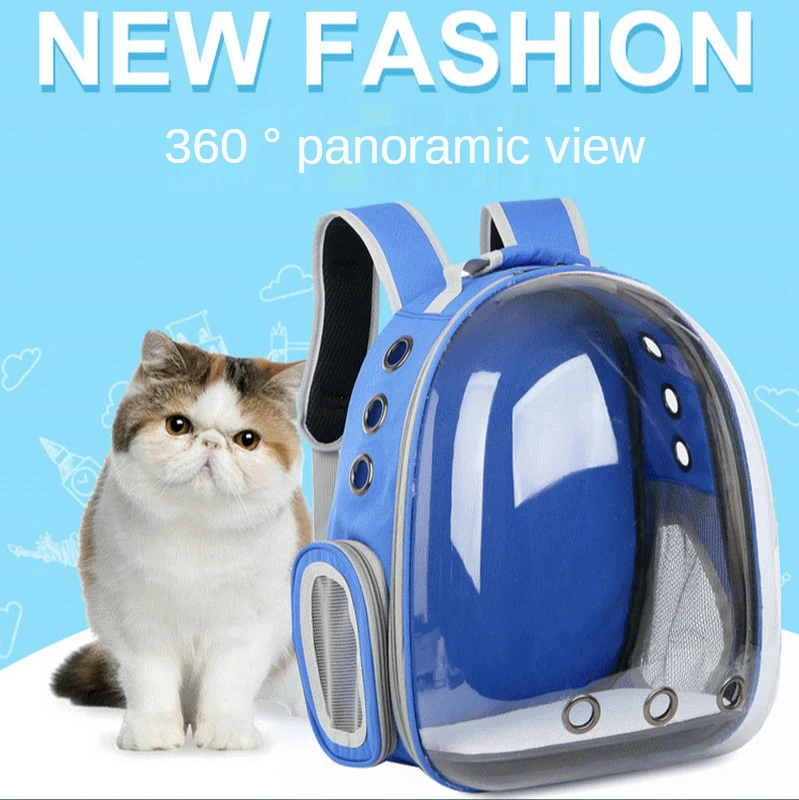 

Cat Carrier Bags Breathable Pet Carriers Small Dog Cat Backpack Travel Space Capsule Cage Pet Transport Bag Carrying For Cats