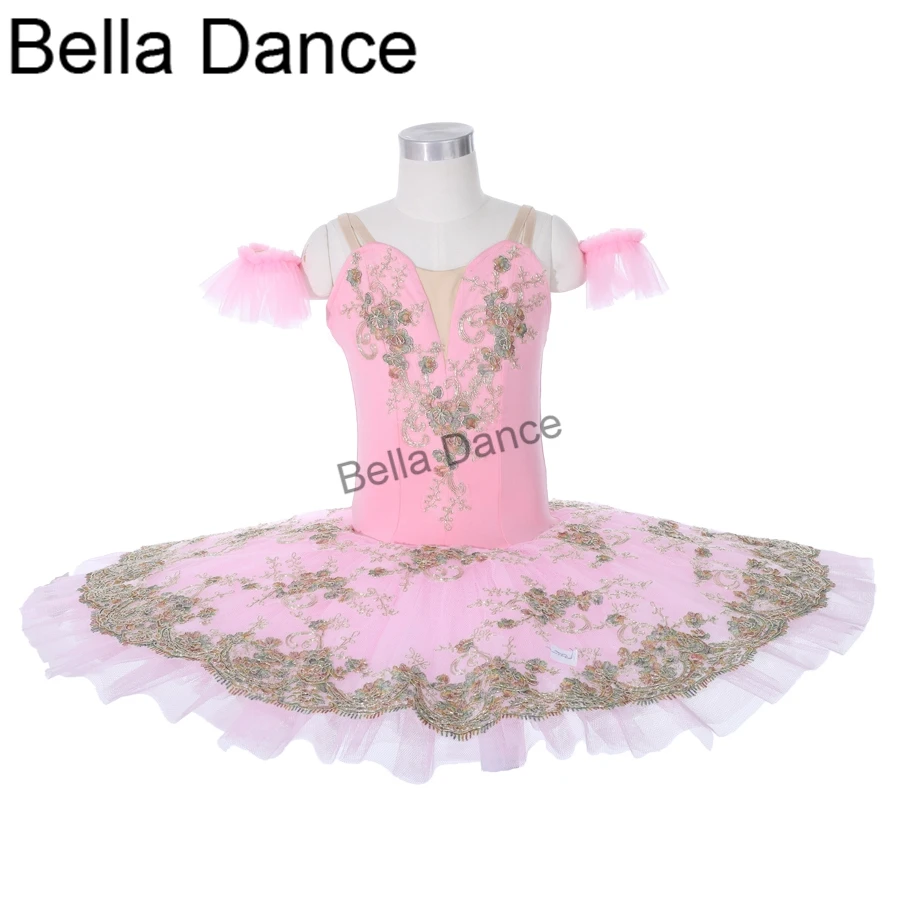 Бесплатная доставка розовая балетная пачка с цветами профессиональная