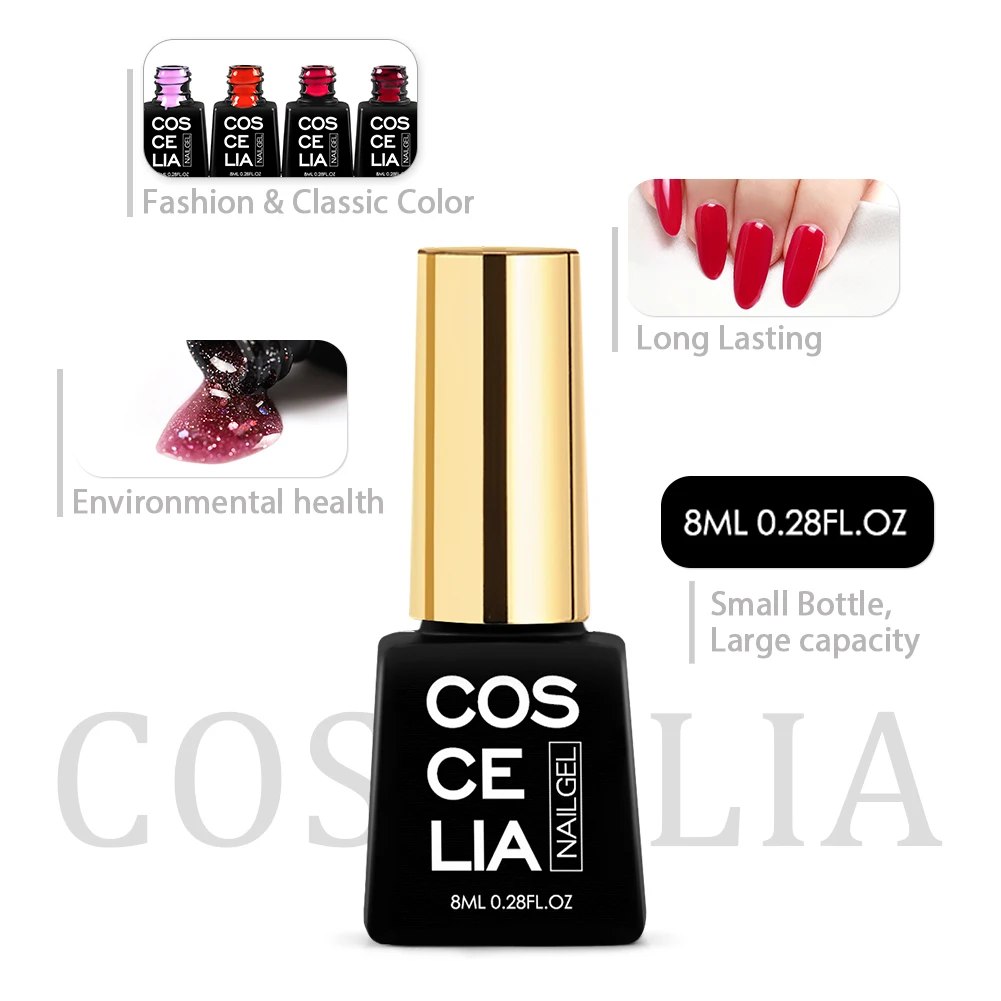 COSCELIA 20 шт набор гель-лаков для ногтей с 54/36 Вт набор маникюрных инструментов для маникюра Набор для гель-лака 8 мл набор гель-лака