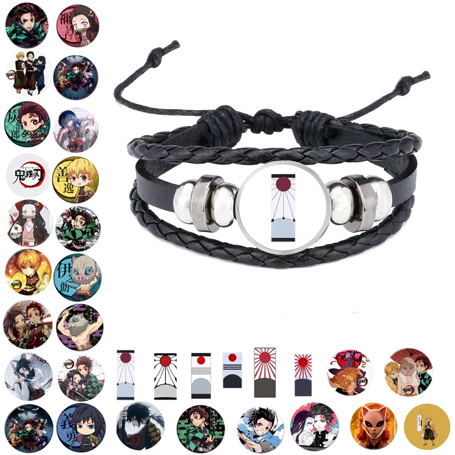 Модель 2019 года: фигурка кимецу без яйбы из аниме Demon Slayer Kamado Tanjirou Nezuko браслет