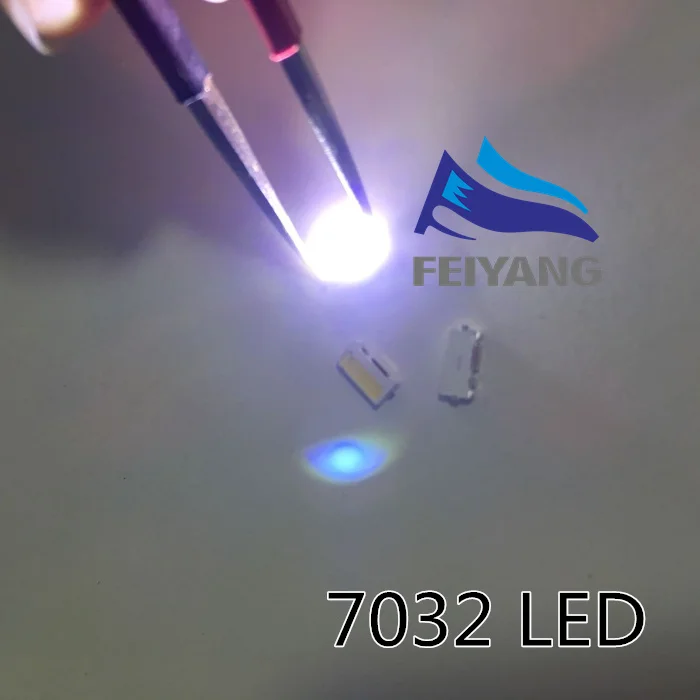 100 шт. светодиодной подсветкой Edge LED вспышка для 7032 SPBWH1732S2LVD1BIB холодный белый 3V ТВ