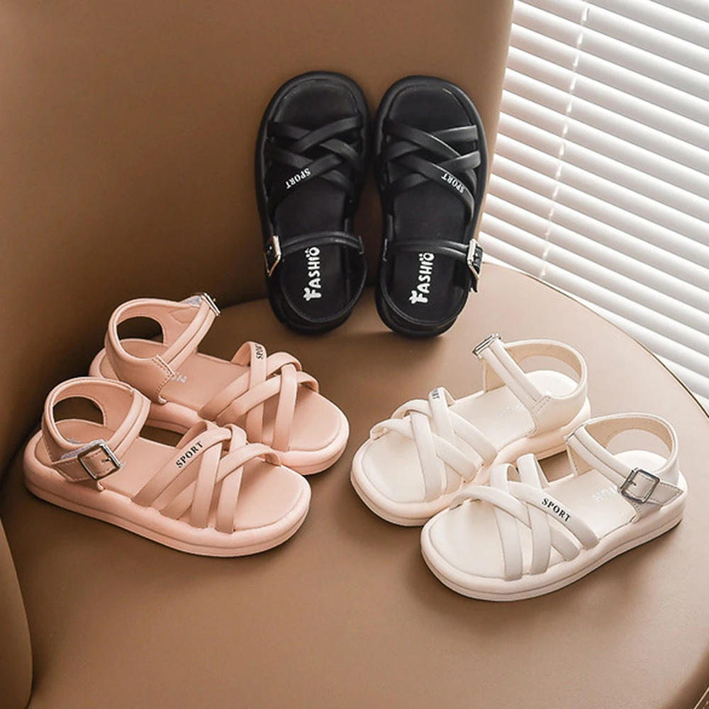 

Shoes children's sandals for summer sandals for girls beach shoes kids princess shoes for little girls 2021 New 7to16 years old