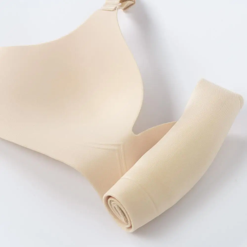 

Sexy Women Bras Seamless Solid Color Smooth 3/4 Cup Bras Thin Lingerie Bralette Wireless Brassiere Female Underwear Intimates