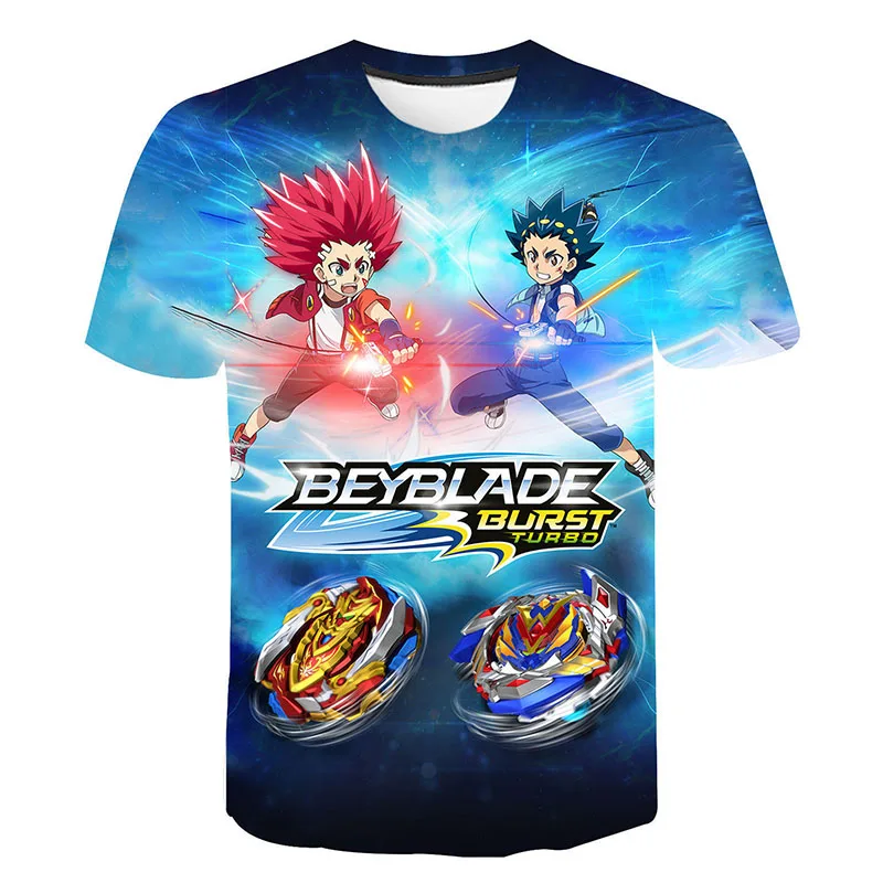 3D футболки с принтом Beyblade Burst для мужчин и женщин детские летние коротким рукавом