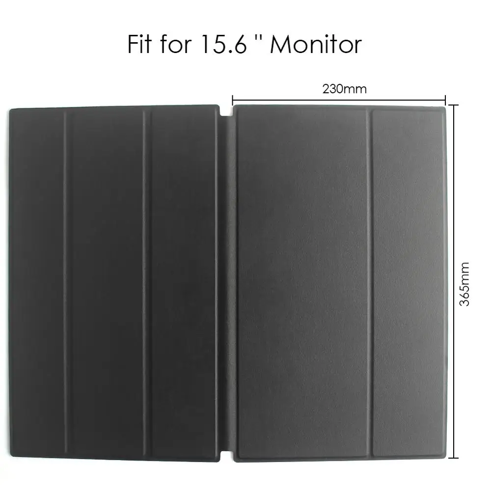 

Portable monitor laptop pad smart case , protection and show case stand holder, with sticker easy to carry