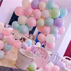 Шары-Макаруны WEIGAO, 10 дюймов, 50 шт., пастельные шарики конфетных цветов, украшения для свадьбы, дня рождения, детской вечеринки, душа, душа