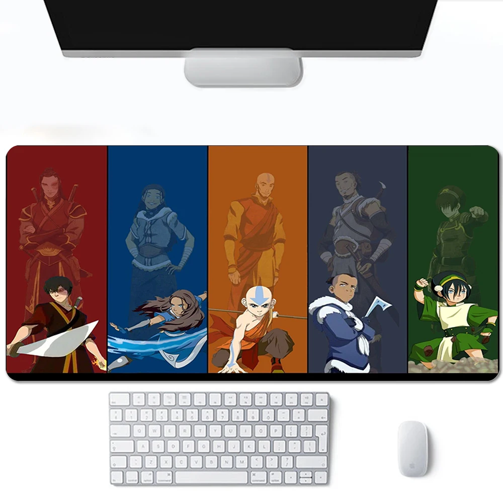 

Avatar The Last Airbender Mouse Pads Pad Gamer Gamers Accessories Anime Mats Pc Gaming Rubber Room Mousepad Deskmat Xxl Cute