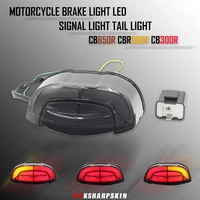 free shipping motorcycle tail light led rear tail turn light brake signal light for honda cb650r cbr650r cb300r cbr 650r cb 300r