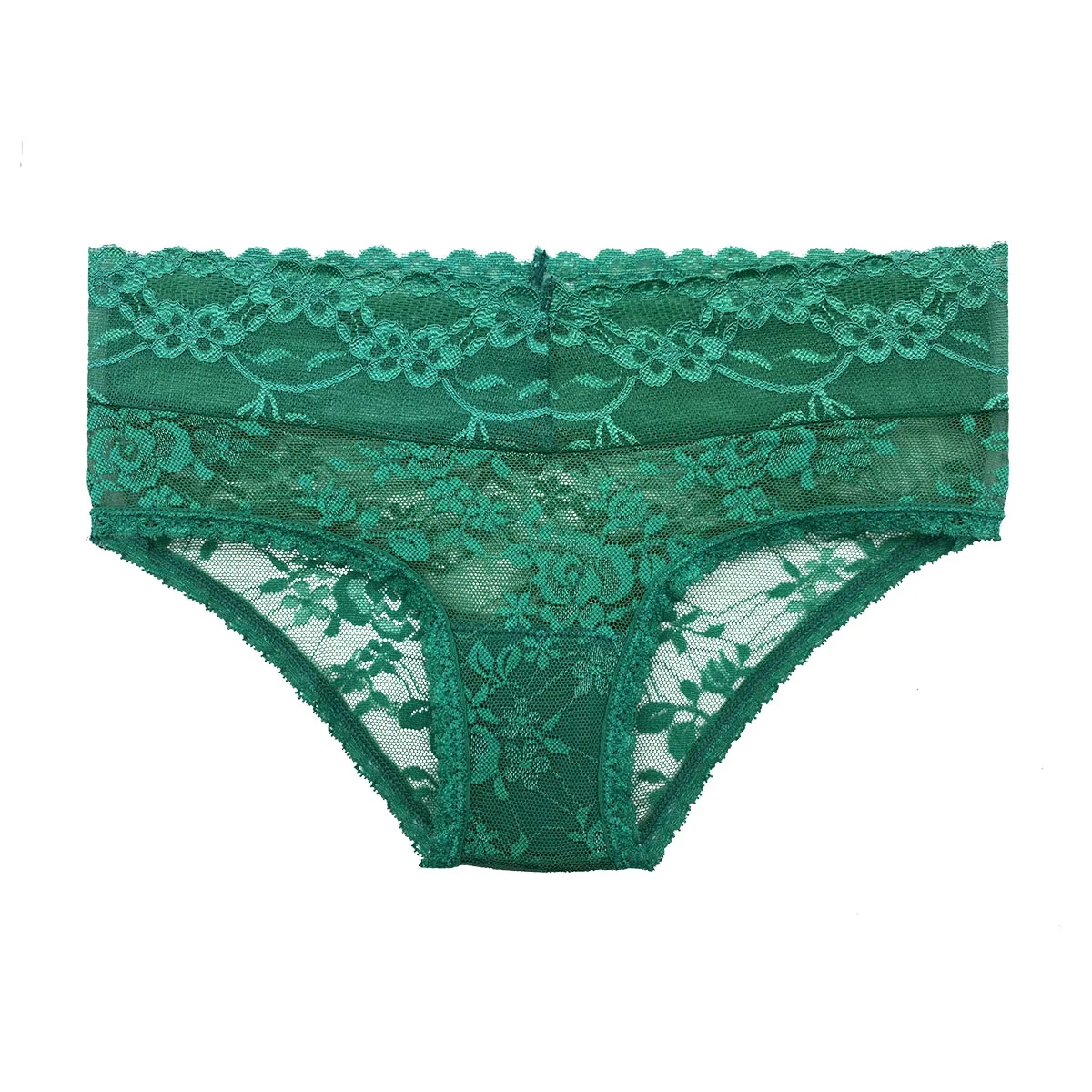 Женские кружевные трусики брифы размера плюс нижнее белье из хлопка и спандекса