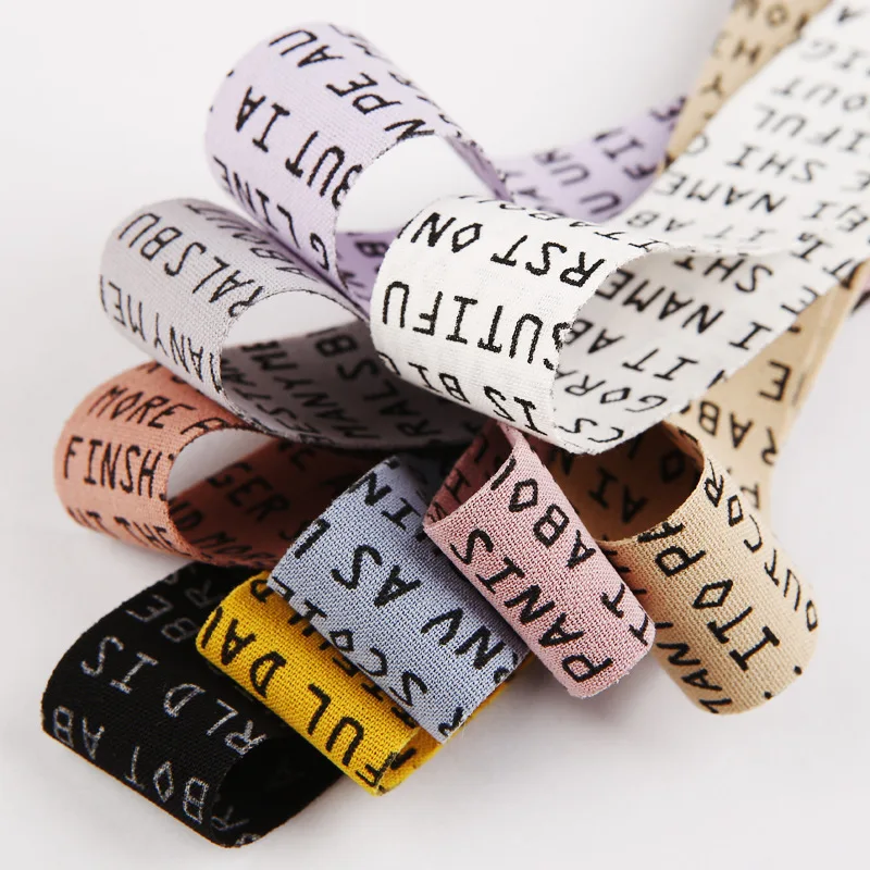 40 ярдов тканевая лента с принтом для ношения одежды|Ленты шитья| |