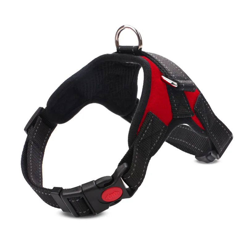 

Dog Harness Durable Breathable Adjustable Harness Vest Suitable For All Types Of Dogs 11colors Outdoor Walking Dog Supplies