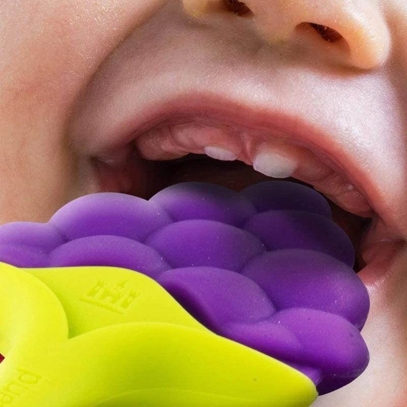 

10 Pack Teething Toys Fruit Shaped Silicone Baby Teethers BPA Free Unique Gift Accessories for Newborn