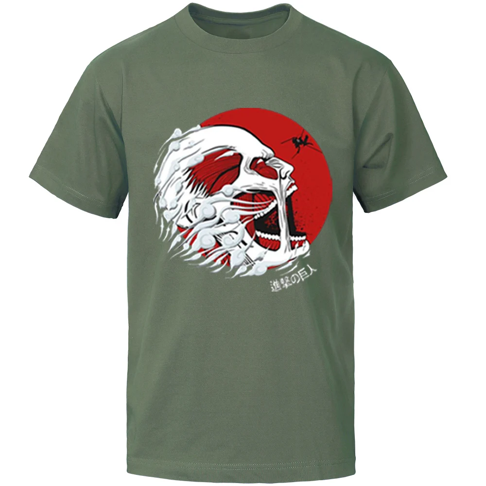 

Anime T-shis Atta On Titan The Final Sson Summer T-shi Homme Vine Sho Sve ic Te T-shis Round Ne Tops