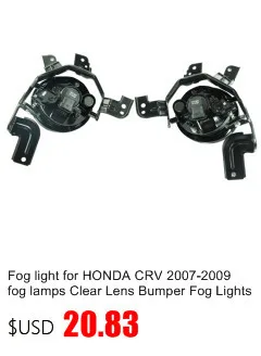 CNSPEED туман светильник фар дальнего света Противотуманные фары для HONDA CIVIC 1996-1998 2/3/4 DR с переключатель белого и желтого цвета YC100477