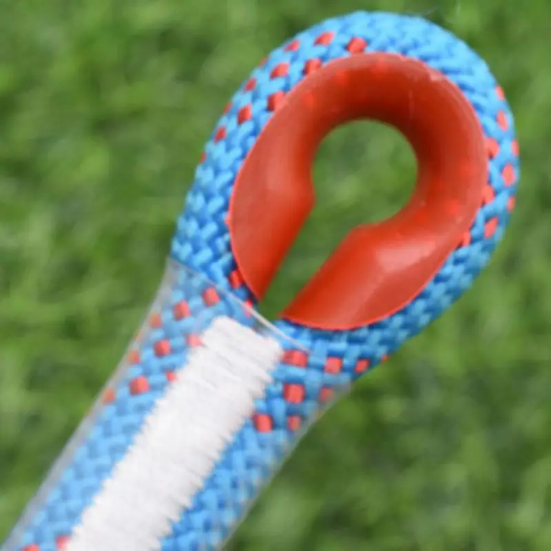 

Durable Quick Drying Nylon Static Safety Lanyard For Climbing Fishing Hunting Emergency Rock Climbing Rope With Carabiner