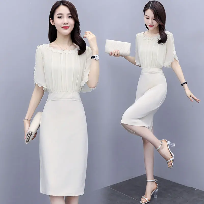 

Женское шифоновое платье, элегантное платье во французском стиле, лето 2021