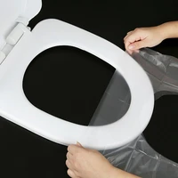 50pcsset disposable toilet seat plastic toilet seat pad household merchandises bathroom products for indoor outdoor