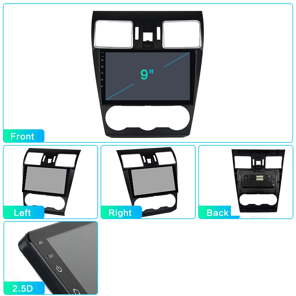 Автомагнитола 2 din для Subaru Forester мультимедийный видеоплеер с экраном 9 'ɲ.5D Android