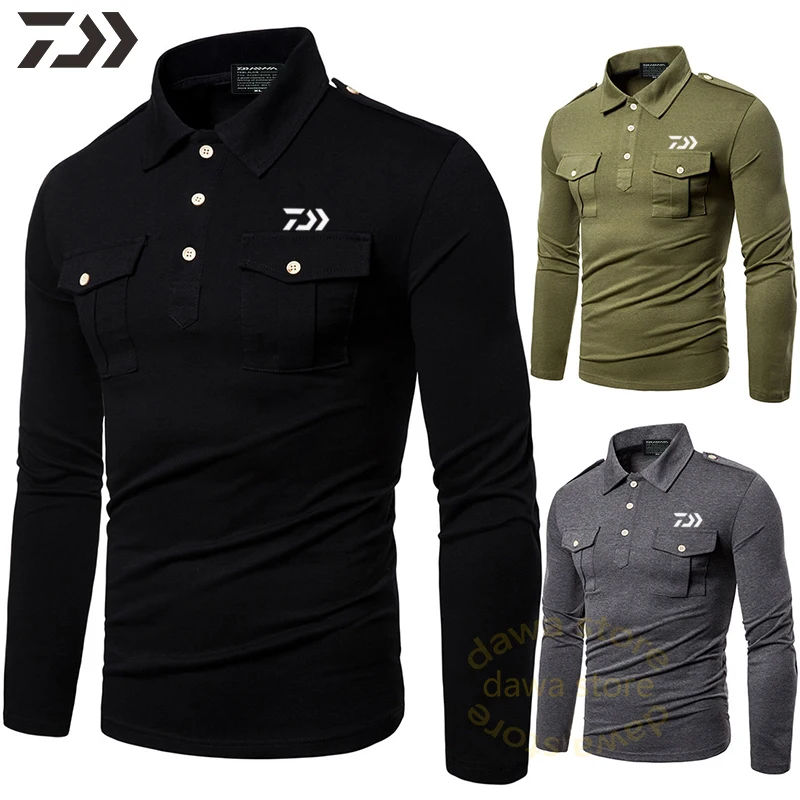 Мужская рыболовная рубашка с длинным рукавом одежда для рыбалки Мужские дышащие