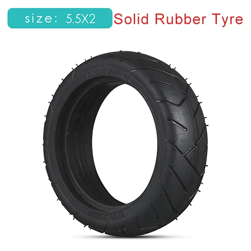 SolidTire-5X2 5,5/6/8/8,5/10/12 дюймов электрический скутер велосипед шины инфляция шин, сплошное отверстие колесо пробка автошины для Xiaomi M365 Mijia Pro - Цвет: SolidTire-5X2