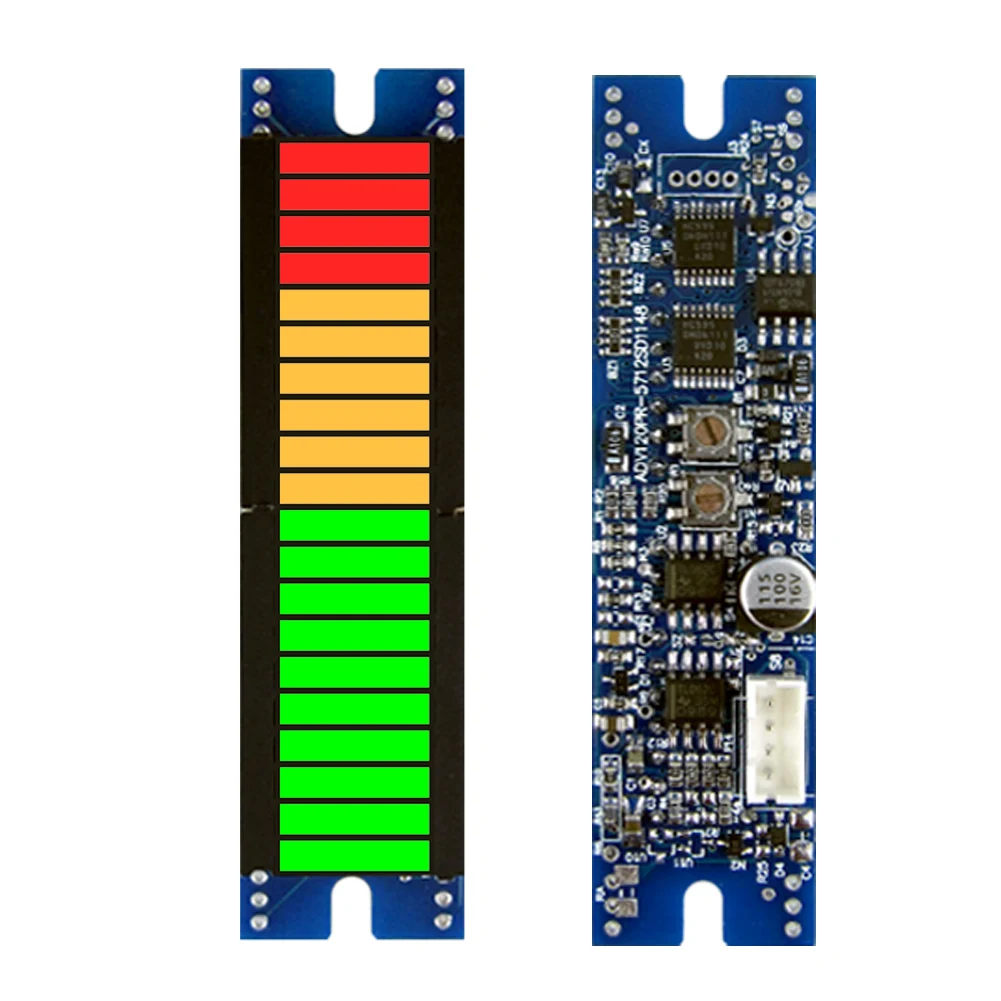 

20-segment Tri-color Vu Audio Meter Module Clearance, DC5V Power Supply with Peak Hold Function