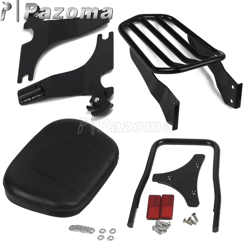 Съемная багажная стойка со спинкой пассажира Для Harley Softail Fatboy FLSTF FLSTFB FLSTFBS FLSTSB FLSTSE