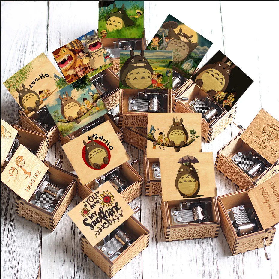 Музыкальная шкатулка Totoro Королева парка Юрского периода деревянная музыкальная