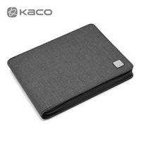 kaco pen pouch pencil case bag available for 20 fountain pen rollerball pen holder storage bag black gray color waterproof