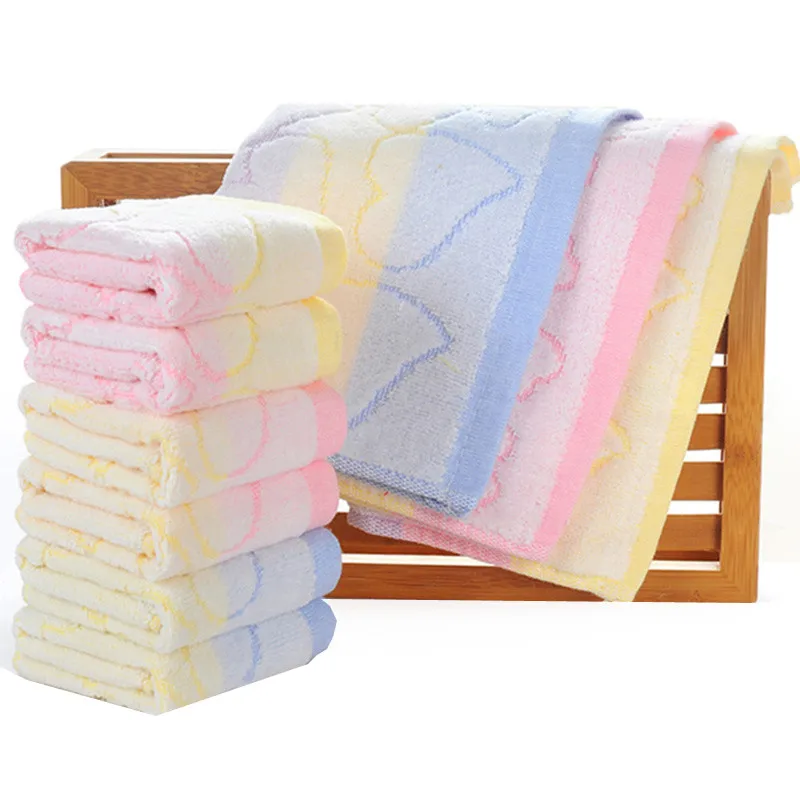 

Children Cartoon Towel Cotton Absorbent Printed Square Towels Drying Washcloth Handkerchief AD0429