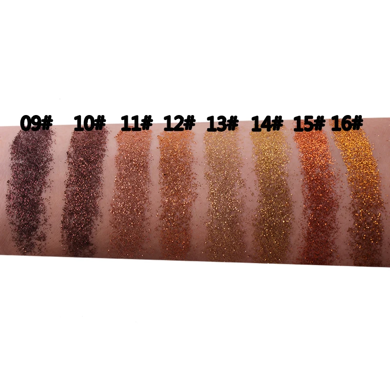 Miss Rose алмазные блестящие тени для век 30 цветов Одиночная Палетка осветитель