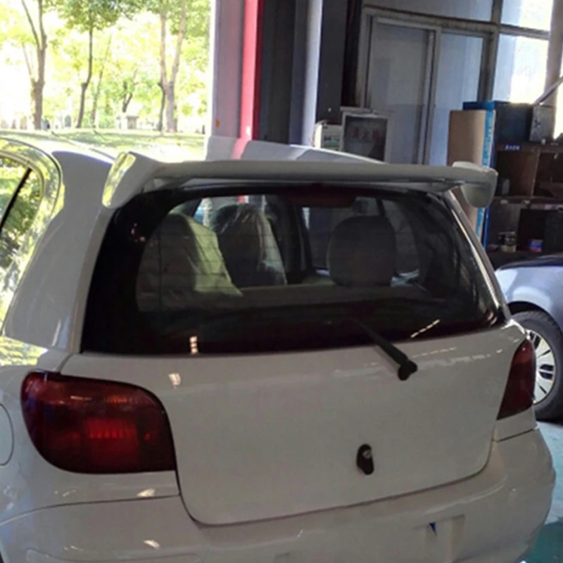 Спойлер на заднюю крышку багажника автомобиля Toyota Vitz 2002 2013 из АБС пластика цвет