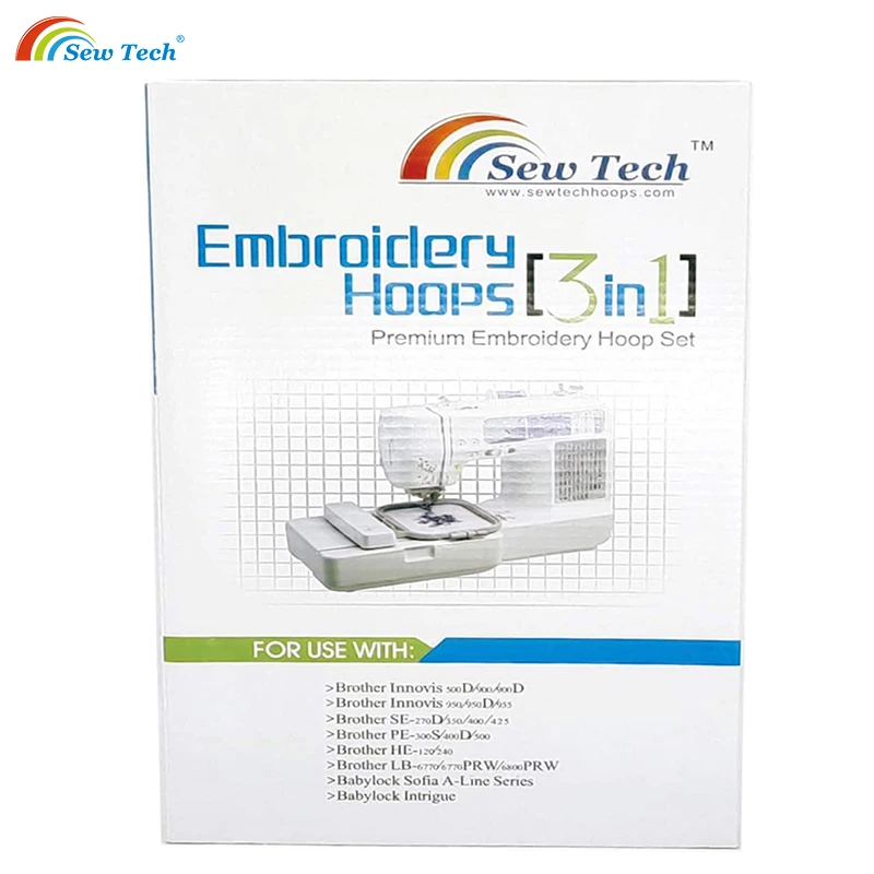 Обруч для вышивки Sew Tech Brother M280D M230E SE600 PE550D PE535 SE400 Innovis Babylock рамка швейной машины EF61