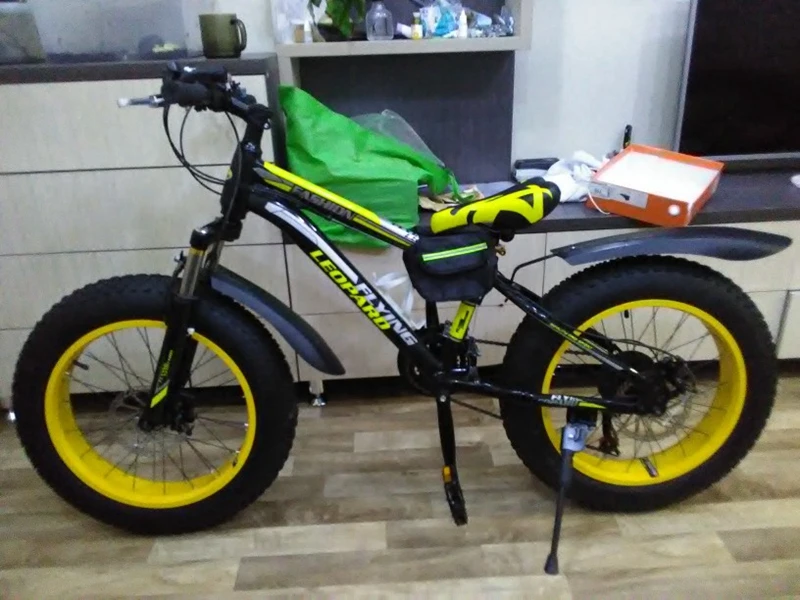 Велосипедный велосипед wolf's fang, Аксессуары для велосипеда, fat bike, переднее и заднее крыло, 26 дюймов, крыло для снежного велосипеда, широкая шина, велосипедные крылья