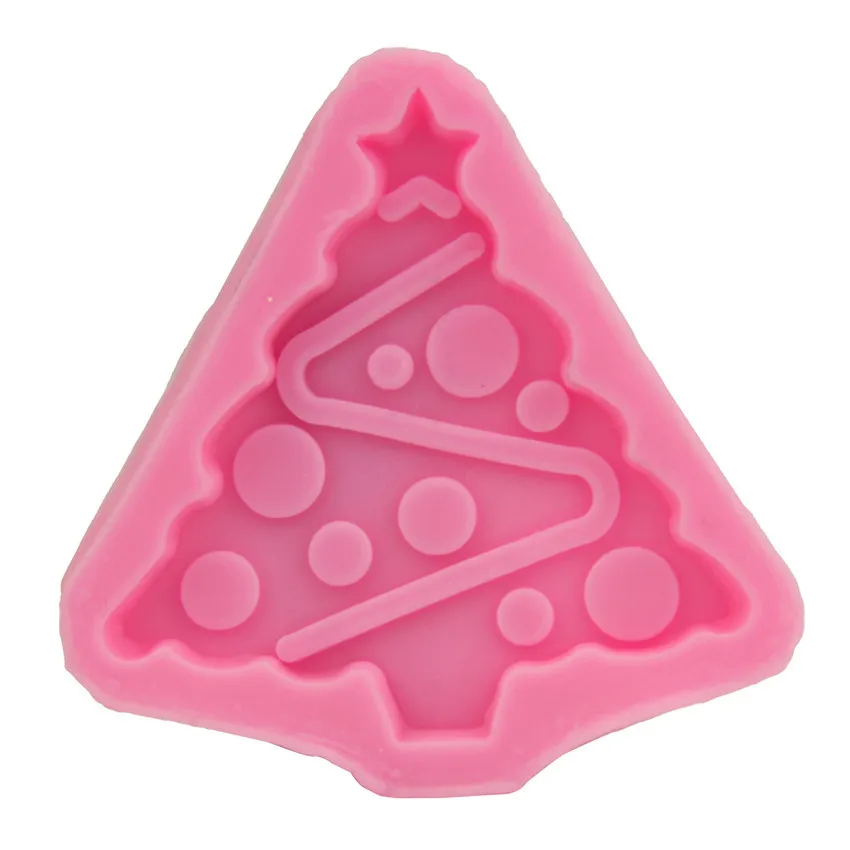 Силиконовая форма в виде рождественской елки для выпечки шоколадного мусса