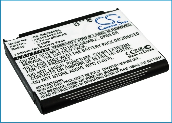 CS 800 мАч/2.96Wh батарея для Samsung вот SGH-T919 инстинкт мини S30 SGH-T469 SGH-T819 солнцестояние A887