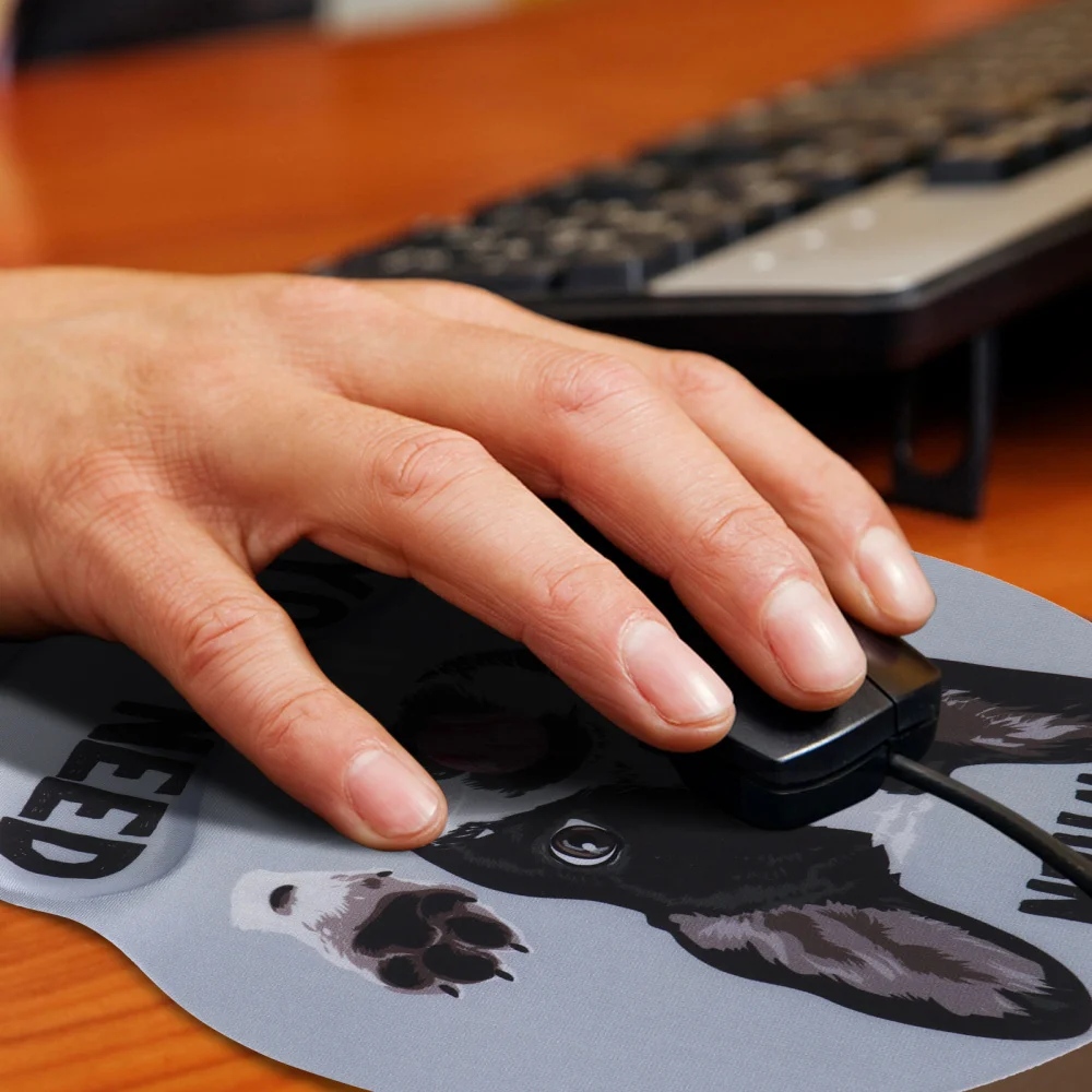 

Pad with Wrist Support Ergonomic Gaming Pad Mat for Home Office