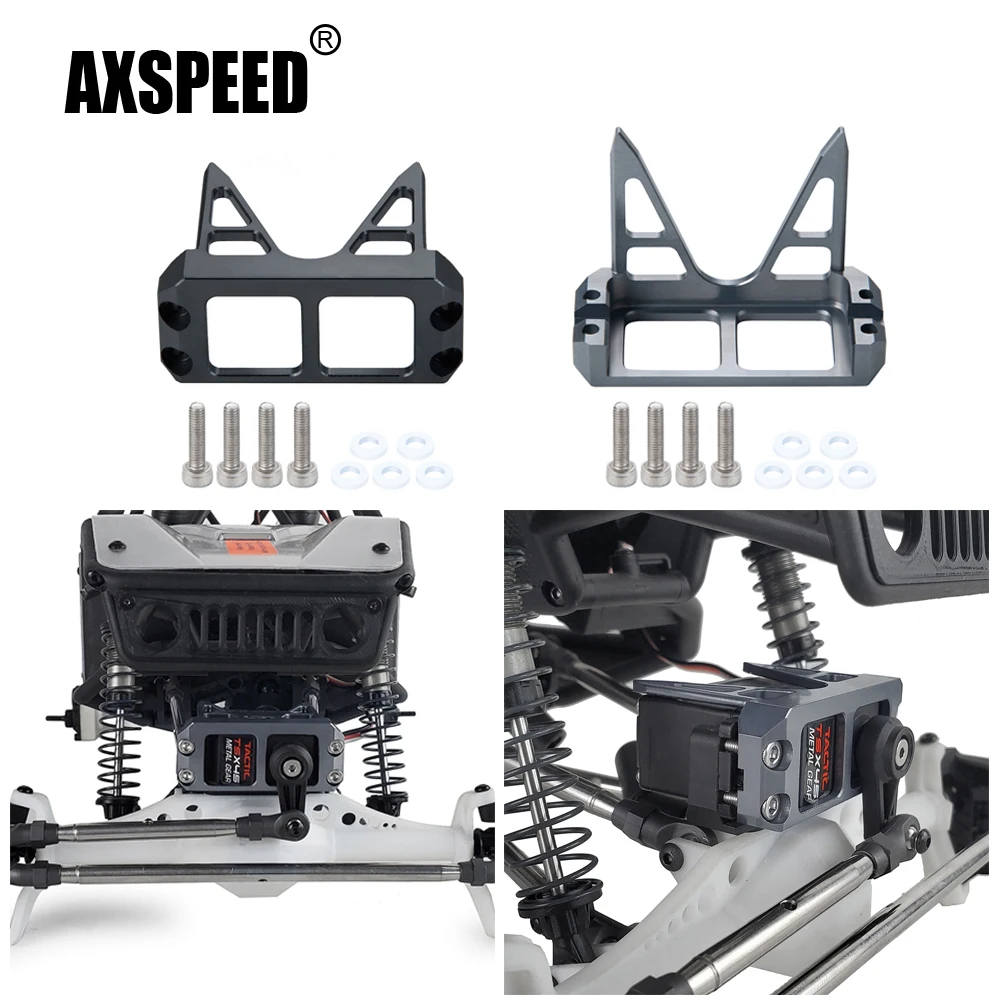 

AXSPEED Metal Above Axle Servo Mount Protective Cover Seat for Axial Wraith 90048 RR10 1/10 RC Crawler Car Upgrade Parts