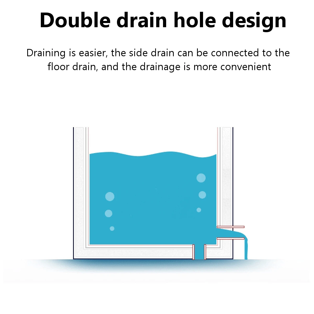 

Portable Foldable Bathtub Large Adult Bath Bucket Baby Swimming Pool Insulation Separate Family Bathroom SPA Massage Tub