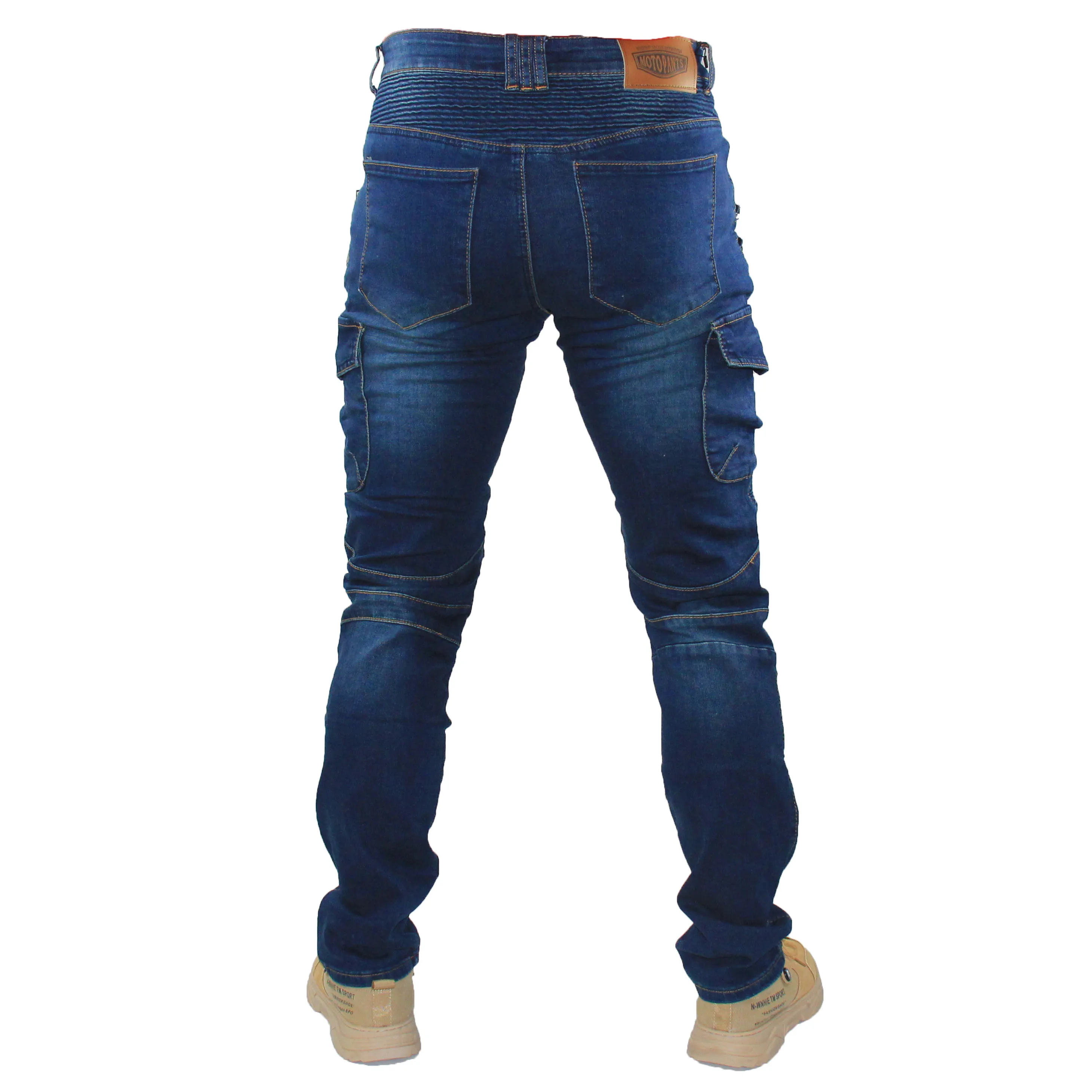 Мужские штаны на молнии для езды мотоцикле устойчивые к падению гонок зауженные