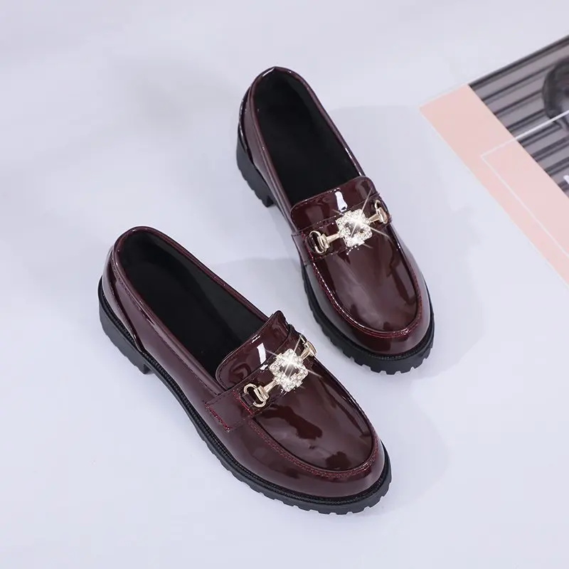 Hot9 женская обувь туфли-лодочки из лакированной кожи на низком каблуке модные