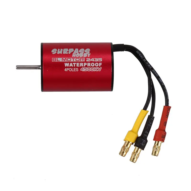 SURPASS HOBBY S2435 4500KV бесщеточный двигатель и 25A ESC комбо набор для 1/16 1/18 RC автозапчасти
