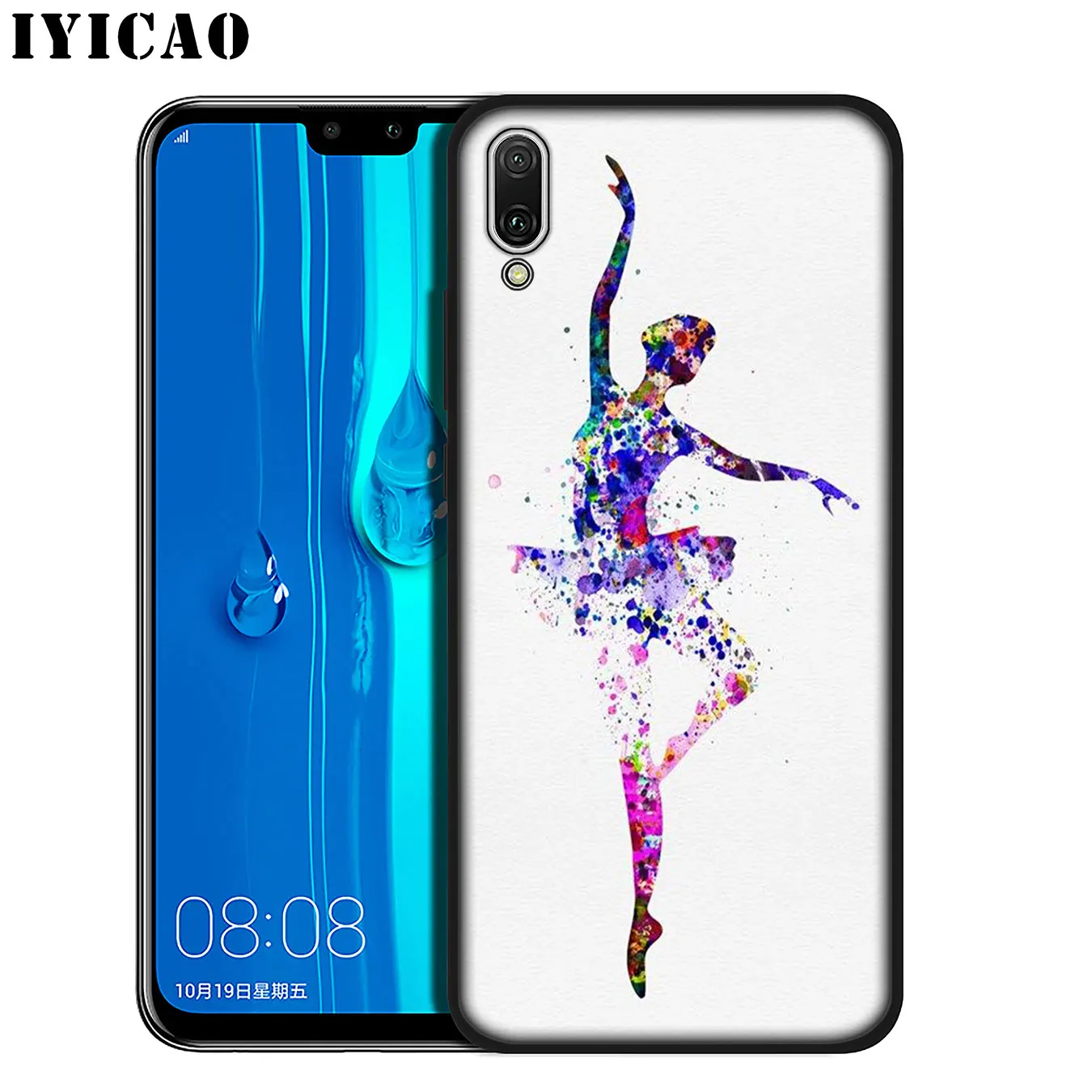 IYICAO Балерина Танцы Мягкий силиконовый чехол для телефона Huawei Mate 30 20 10 Pro Nova 5i 4 3 3i 2i