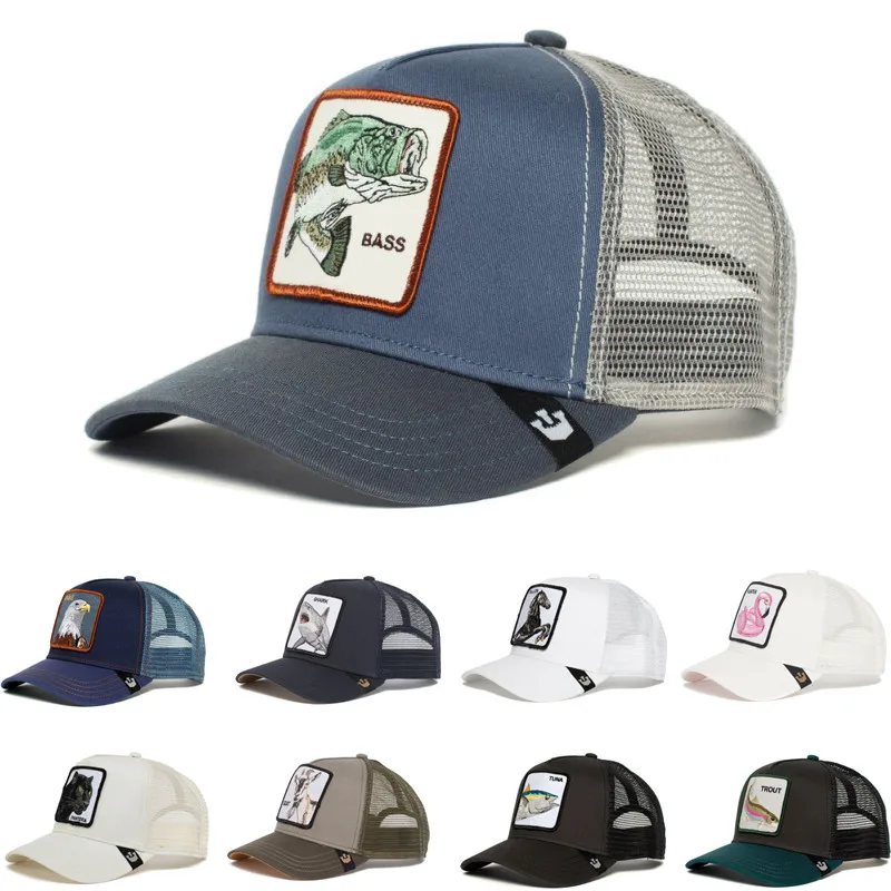 Высококачественная модная бейсболка в стиле аниме с изображением животных и