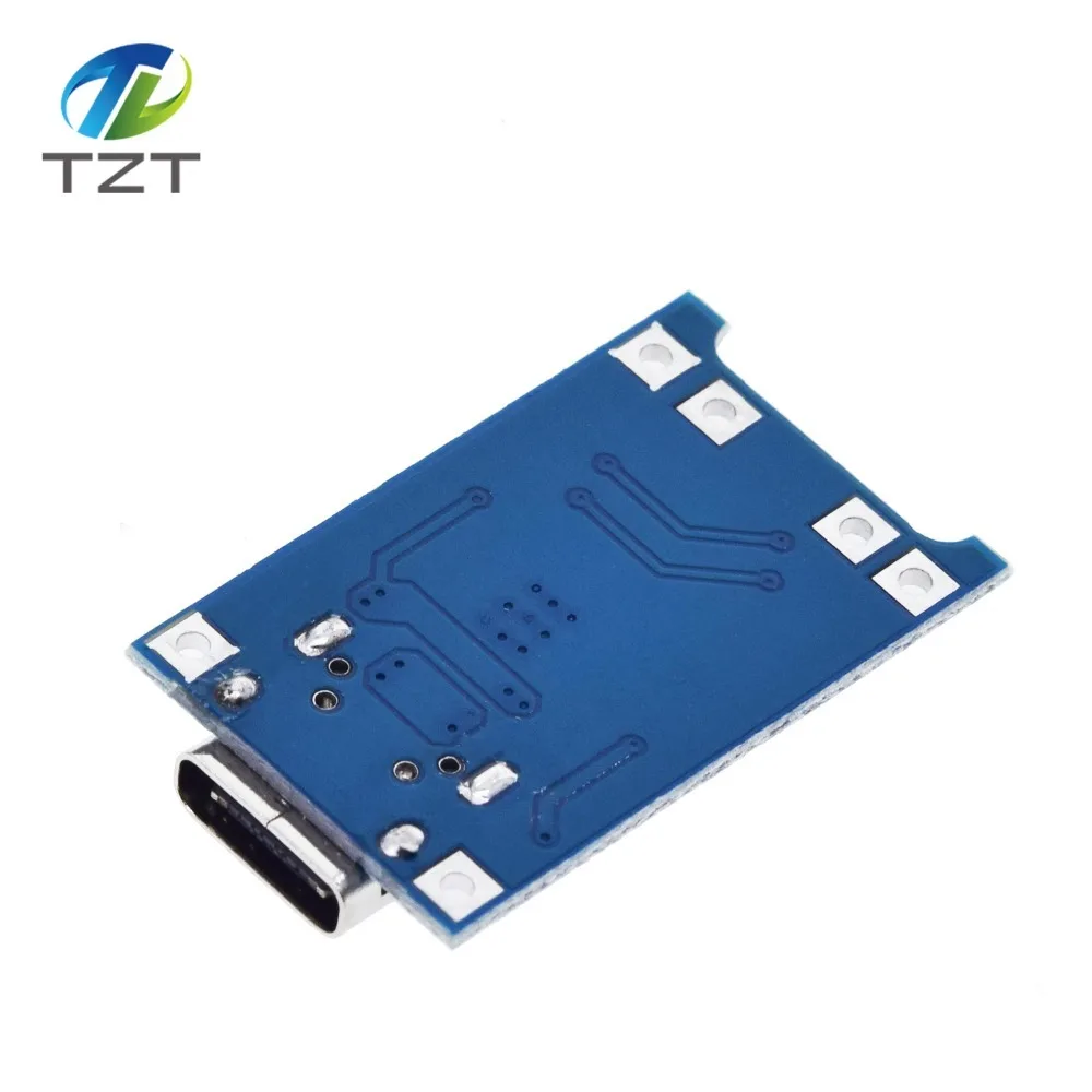 TZT тип-c/Micro USB 5V 1A 18650 TP4056 модуль зарядного устройства литиевой батареи зарядная плата с защитой двойные функции 1A li-ion