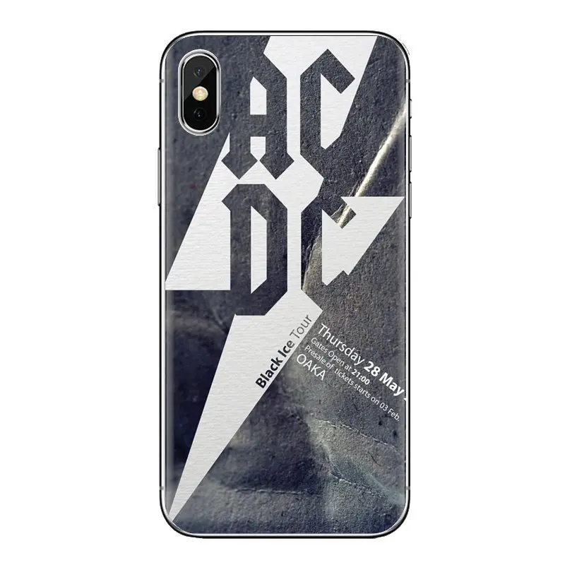 Музыкальный ремешок ACDC AC DC Malcolm Angus чехлы для телефонов Xiaomi Mi3 samsung A10 A30 A40 A50 A60 A70 Galaxy