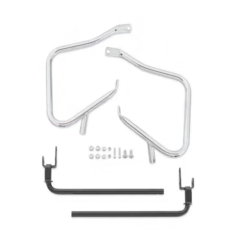 Motorcycle bumper electric box guard bar For Road King Davidson Street Glide 2014-2020 | Автомобили и мотоциклы