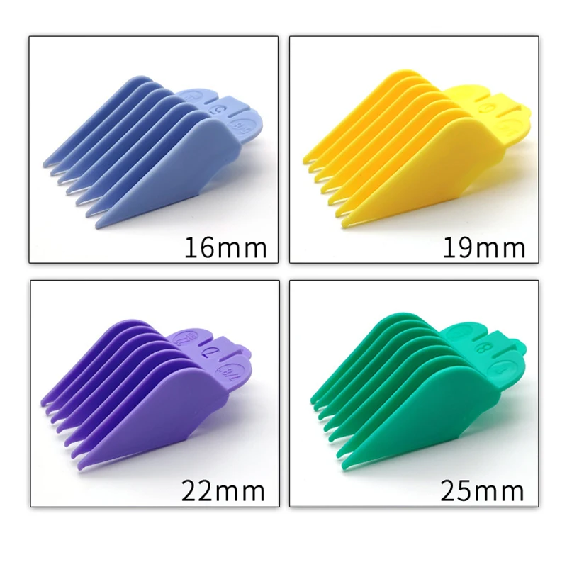 

Professional Hair Clipper Guards Guides 8 Color Coded Cutting Guides,for All Wahl Clippers(with Box)