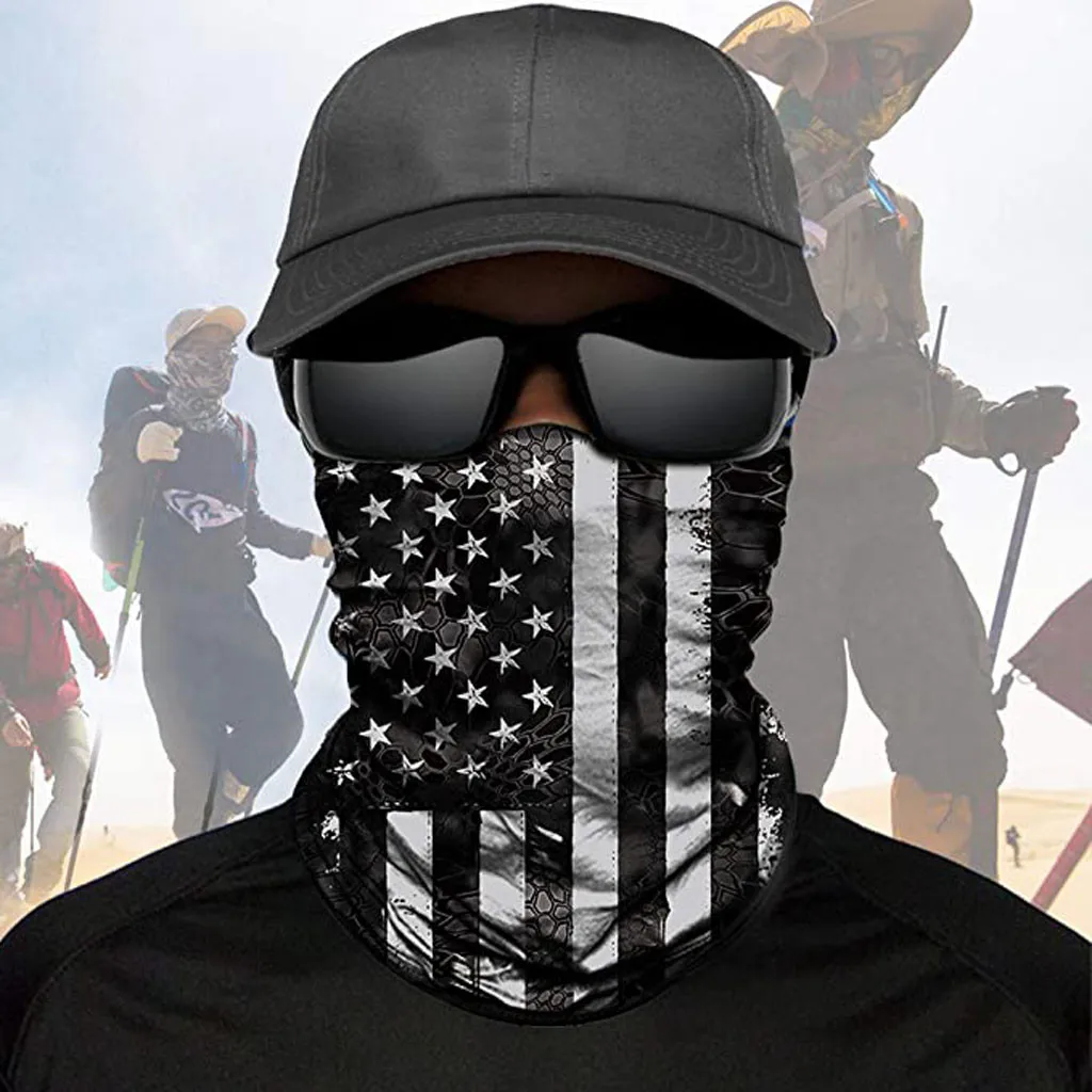 

3D Skull Seamless Bandana Cycling Scarf Headwear Face Mask Tube Bike Ski Hiking Magic High Elastic Bandanas Balaclava Women Men